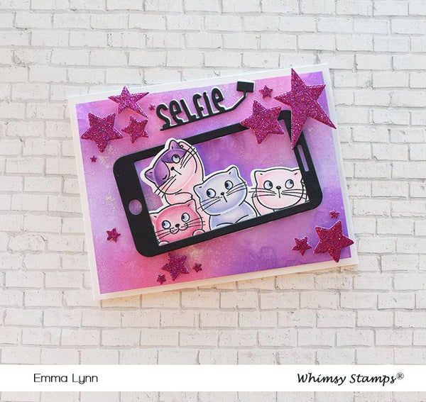 Thinking of Mew Clear Stamps - Whimsy Stamps