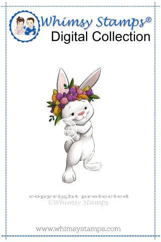 Esther Bunny - Digital Stamp - Whimsy Stamps