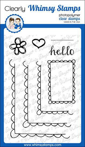 FaDoodles Frames Clear Stamps - Whimsy Stamps