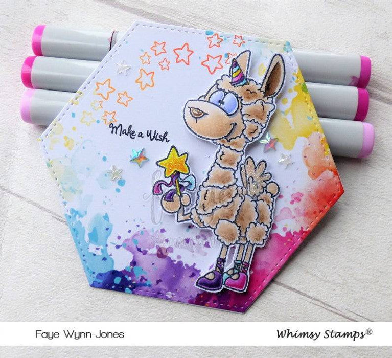 Fairy Llamacorn Magic Clear Stamps - Whimsy Stamps