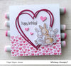 Connected Hearts Frame Die - Whimsy Stamps