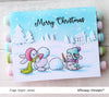 *NEW Sentiment Assortment - Merry Christmas Clear Stamps - Whimsy Stamps