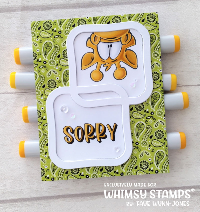 **NEW Connected Tiles Frame Die - Whimsy Stamps