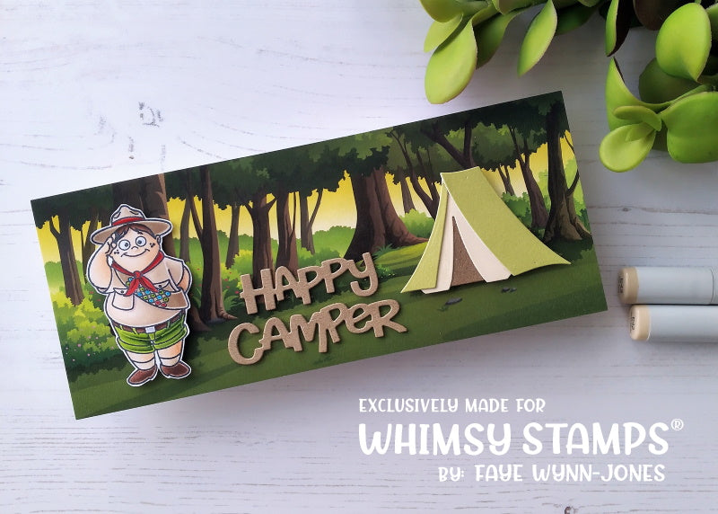 Slimline Paper Pack - Enchanted Forest - Whimsy Stamps