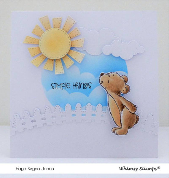 Hello Bear Clear Stamps - Whimsy Stamps