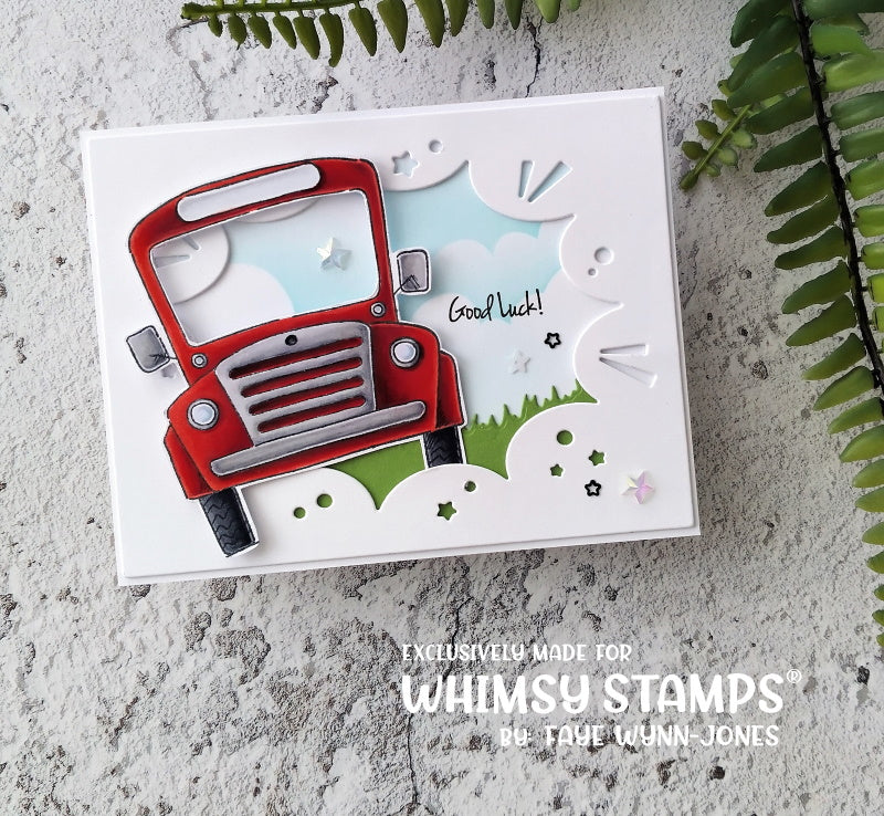 **NEW Karma Bus Clear Stamps - Whimsy Stamps