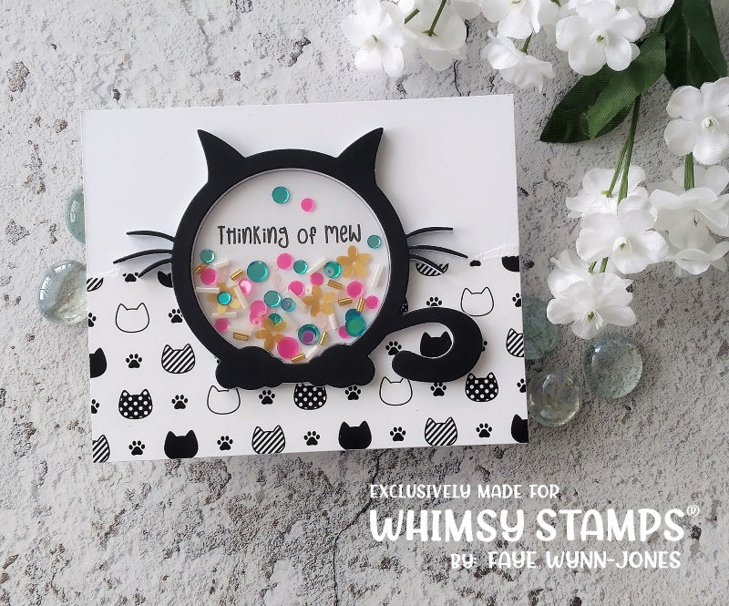 **NEW Kitty Frame Die - Whimsy Stamps