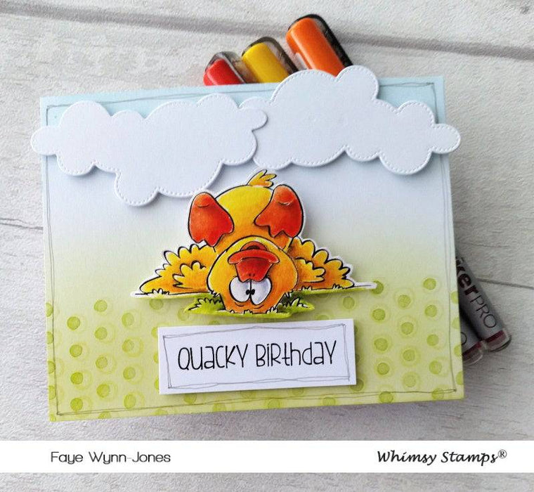 Lucky Ducky Clear Stamps - Whimsy Stamps