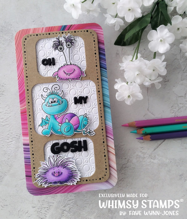 **NEW OMG! Word and Shadow Die Set - Whimsy Stamps