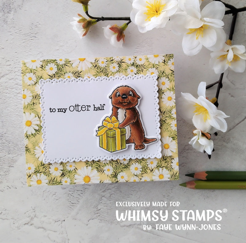 **NEW Otter Variety Clear Stamps - Whimsy Stamps