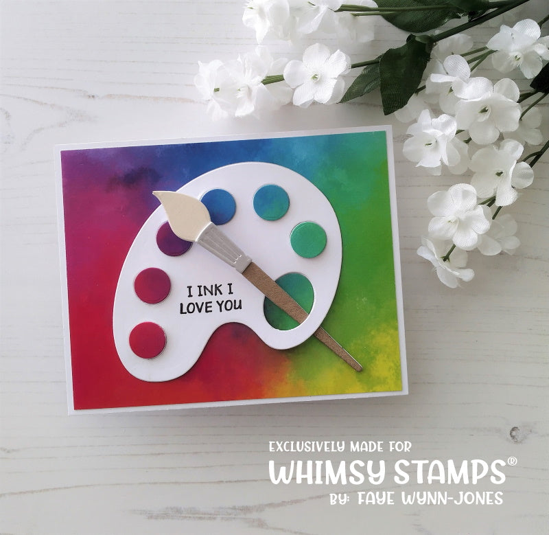 **NEW Paint and Palette Die Set - Whimsy Stamps