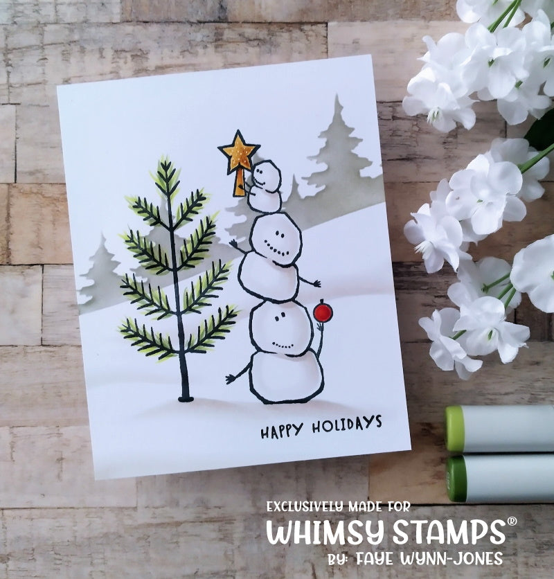 **NEW Winter Wonderland - 6x9 Stencil - Whimsy Stamps