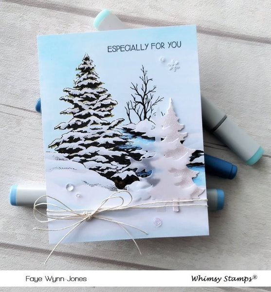 Simple Sentiment Strips Clear Stamps - Whimsy Stamps