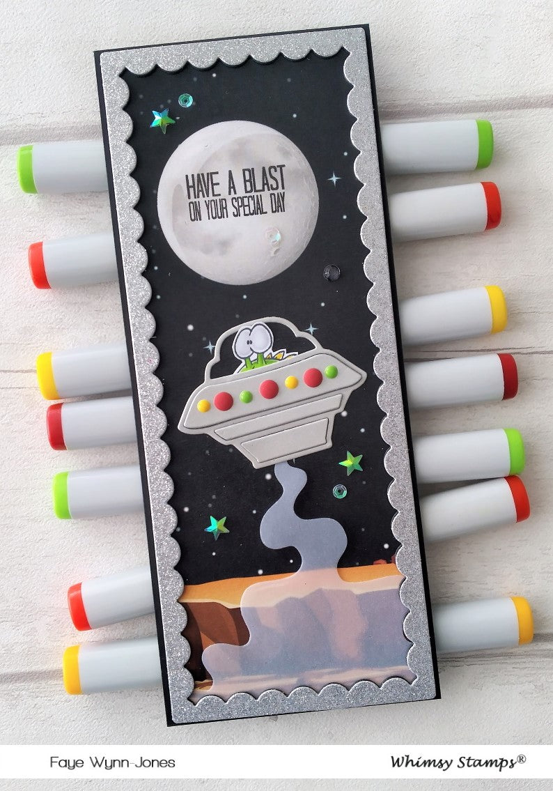 **NEW UFO Die Set - Whimsy Stamps