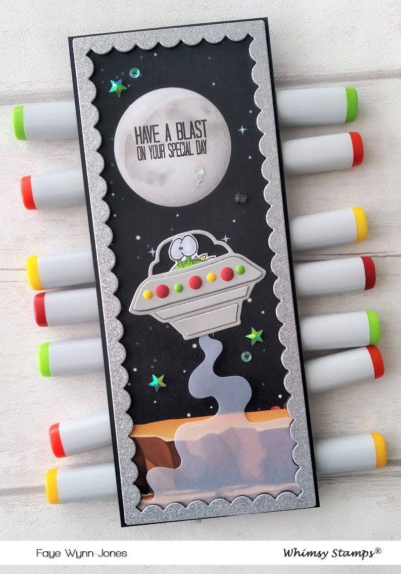 Slimline Paper Pack - Lost in Space - Whimsy Stamps