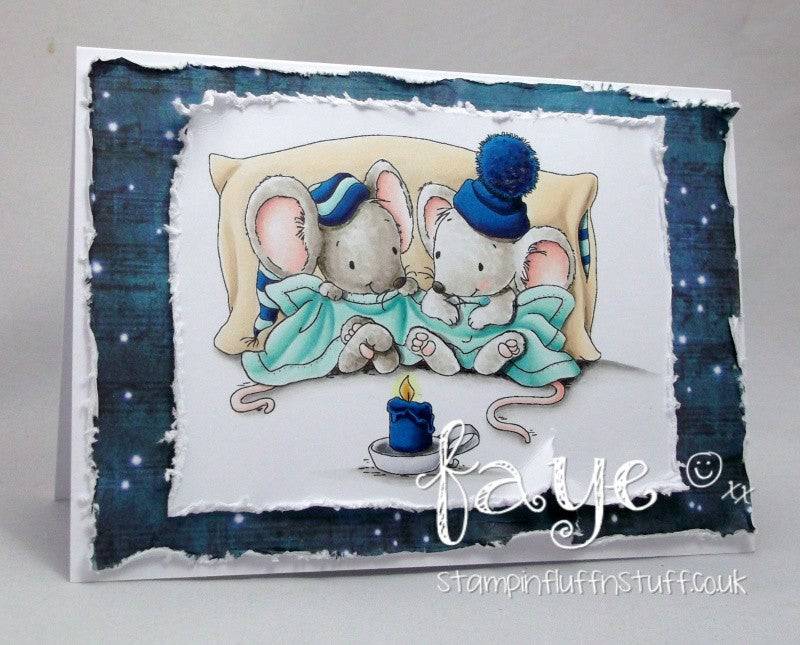 Cuddle Mice - Digital Stamp - Whimsy Stamps