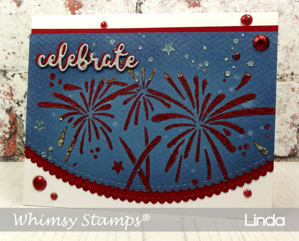 Fireworks Stencil - Whimsy Stamps