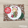 Cinnamon with Stocking - Digital Stamp - Whimsy Stamps
