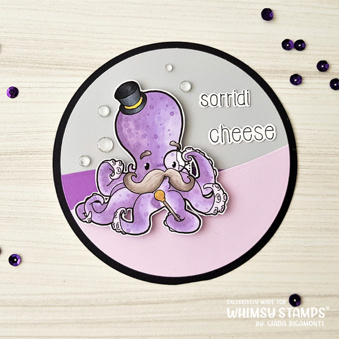 Mr. Octopus - Digital Stamp - Whimsy Stamps