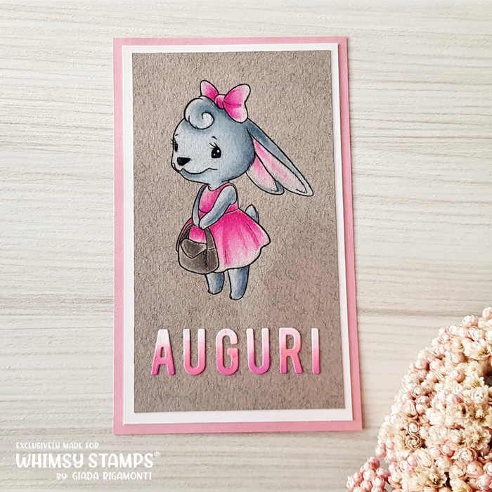 Bunny Girl - Digital Stamp - Whimsy Stamps