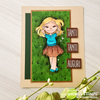 Laying in the Grass Tia - Digital Stamp - Whimsy Stamps