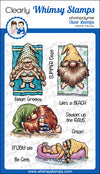 **NEW Gnomes at the Beach Clear Stamps - Whimsy Stamps