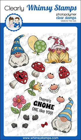 Gnomies Clear Stamps - Whimsy Stamps