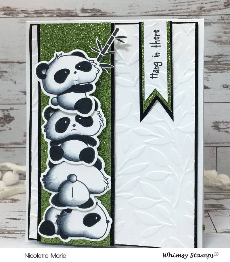 Panda Butt Clear Stamps - Whimsy Stamps