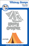 **NEW Happy Camper Die Set - Whimsy Stamps