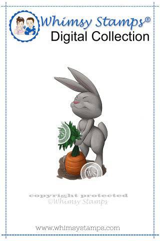 Harvest Bunny - Digital Stamp - Whimsy Stamps
