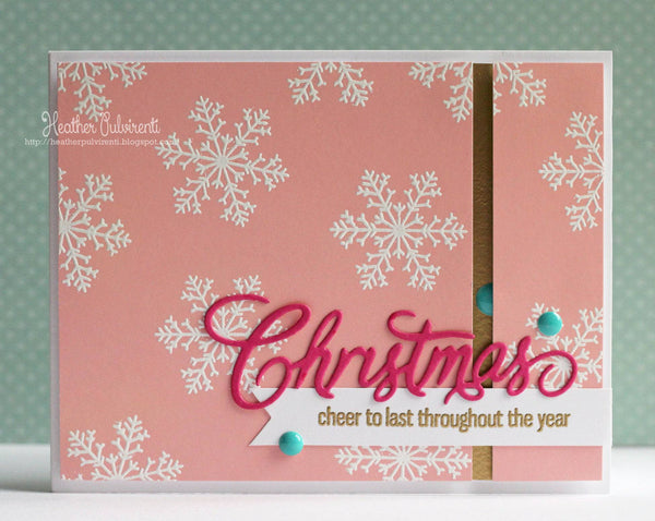 Christmas Large Word Die - Whimsy Stamps