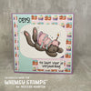 Birthday Cake Oopsie Bear - Digital Stamp - Whimsy Stamps