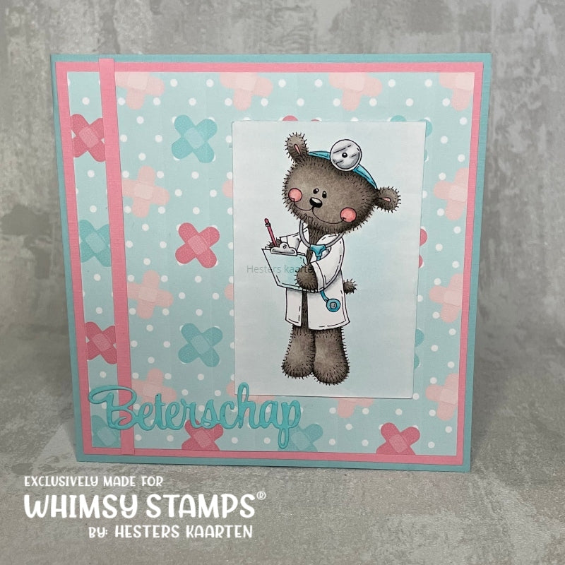 Doctor Bear - Digital Stamp - Whimsy Stamps