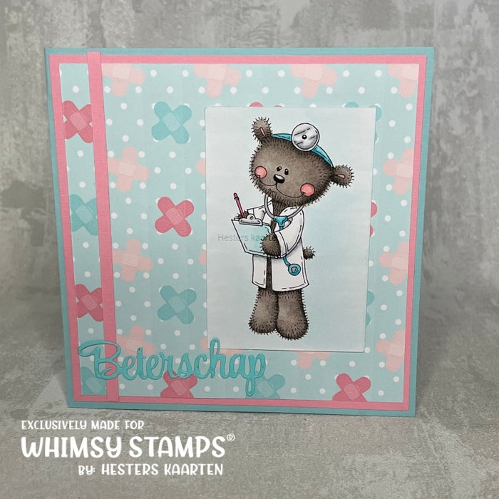 Doctor Bear - Digital Stamp - Whimsy Stamps