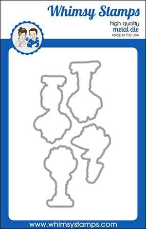 Hey Ostrich Outlines Die Set - Whimsy Stamps