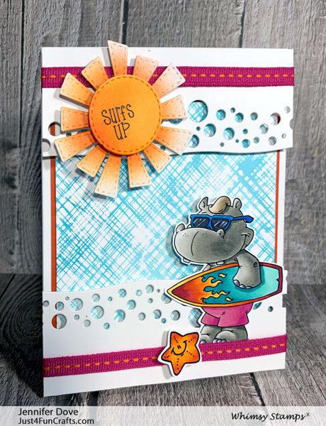 Bats and Bubbles Border Die Set - Whimsy Stamps