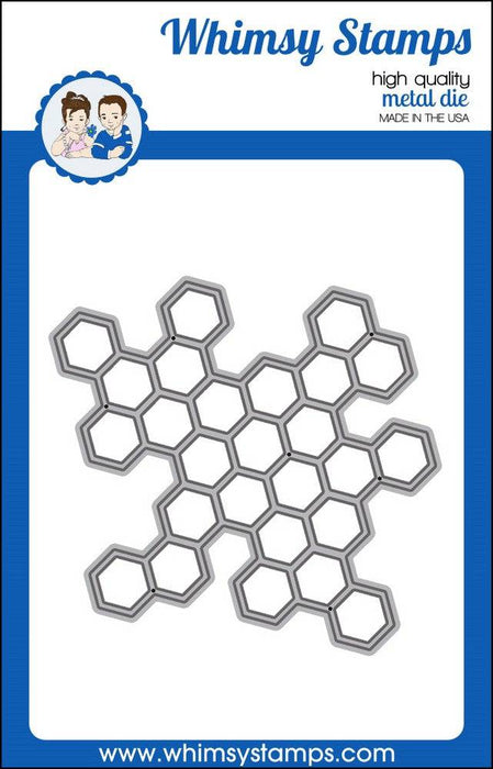 Honeycomb pattern. Use the printable outline for crafts, creating