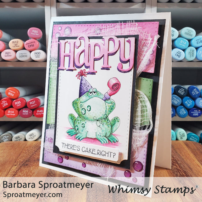 Froggie Hoppy Day 2 - Digital Stamp - Whimsy Stamps