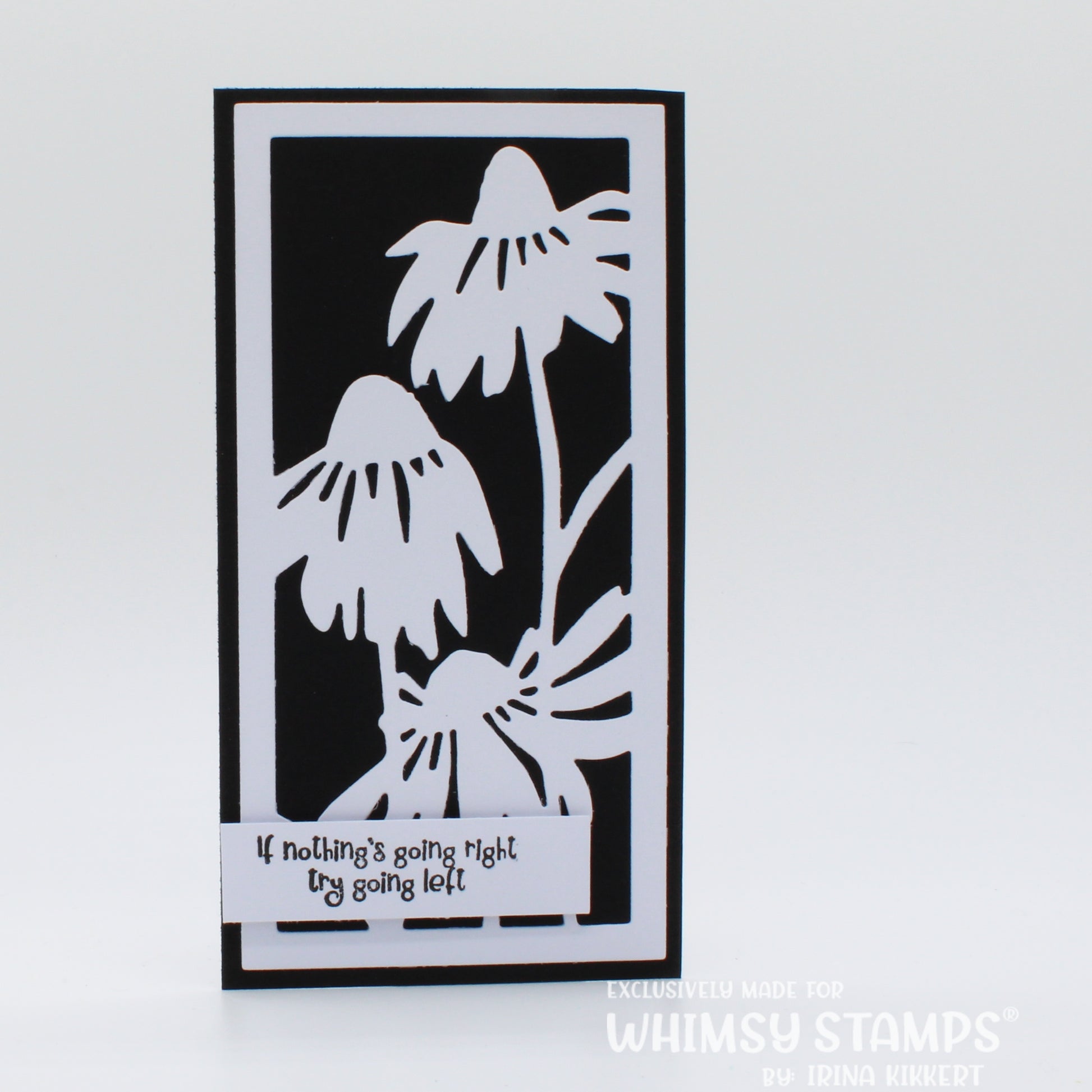 **NEW Coneflower Frame Die - Whimsy Stamps