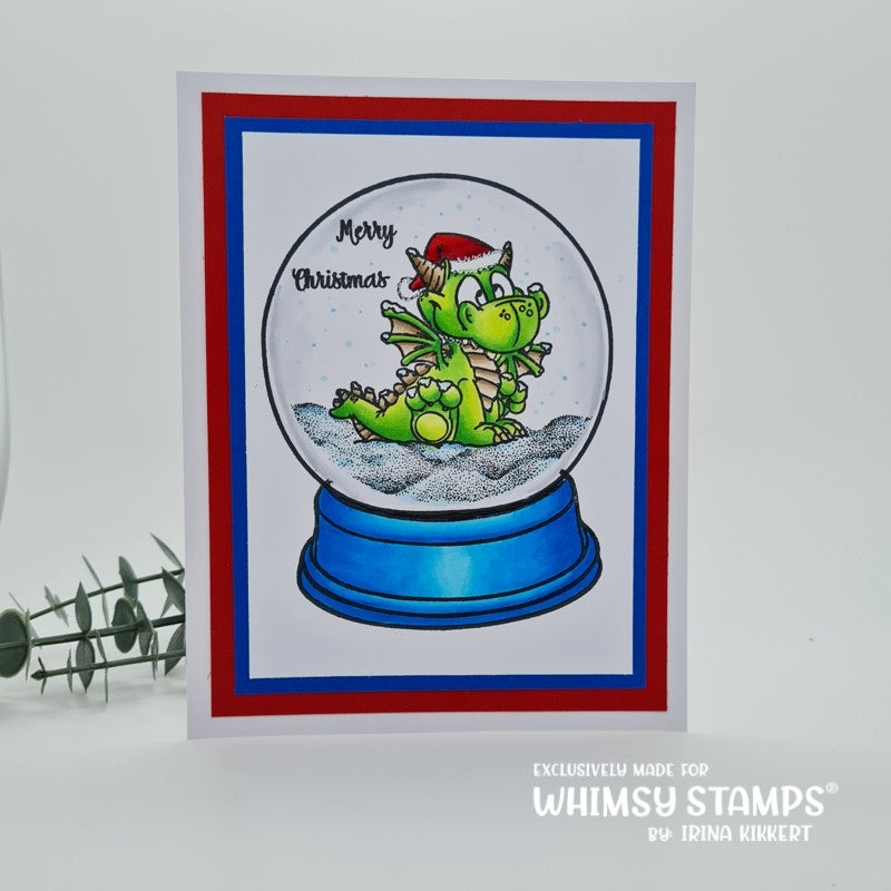 **NEW Holiday Snowglobe Clear Stamps - Whimsy Stamps