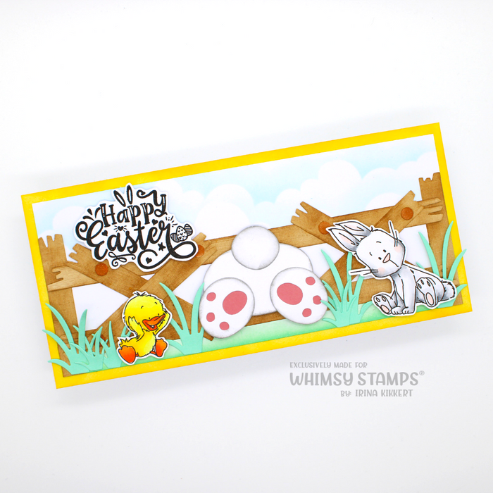 Slimline Fence Die Set - Whimsy Stamps