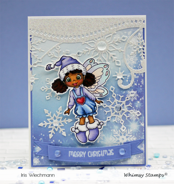 Fairy Grace Rubber Cling Stamp - Whimsy Stamps