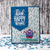 It's Raining - 6x9 Stencil - Whimsy Stamps