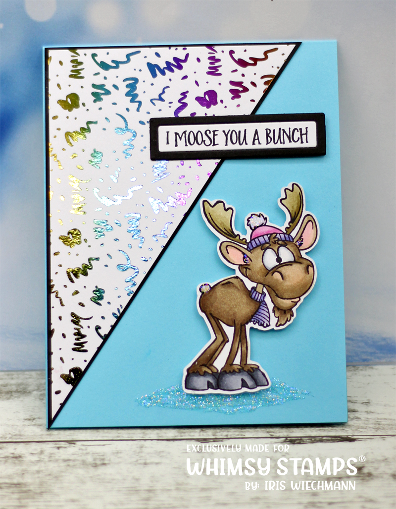 **NEW Moose You Clear Stamps - Whimsy Stamps