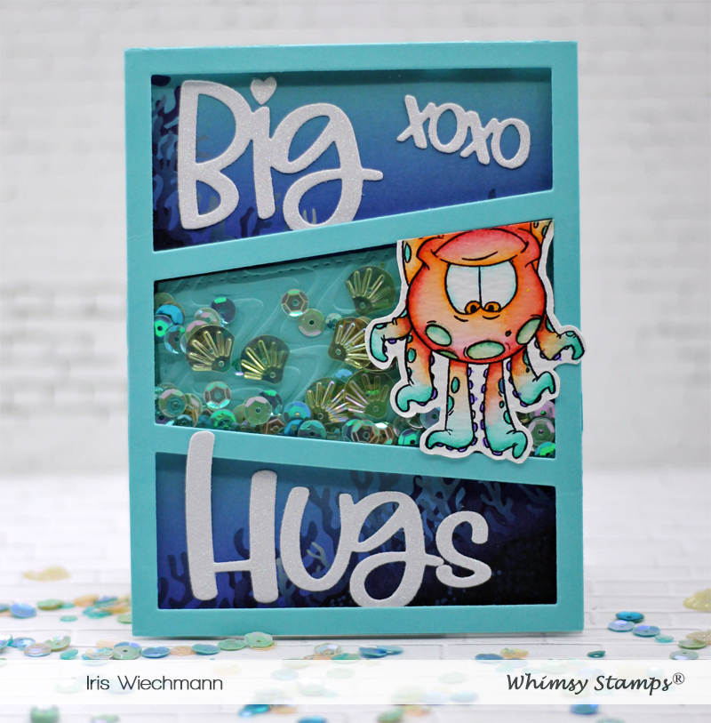 **NEW Big Hugs Word Die Set - Whimsy Stamps