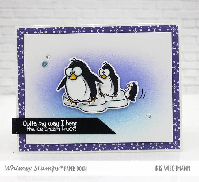 Penguin Farts Clear Stamps - Whimsy Stamps