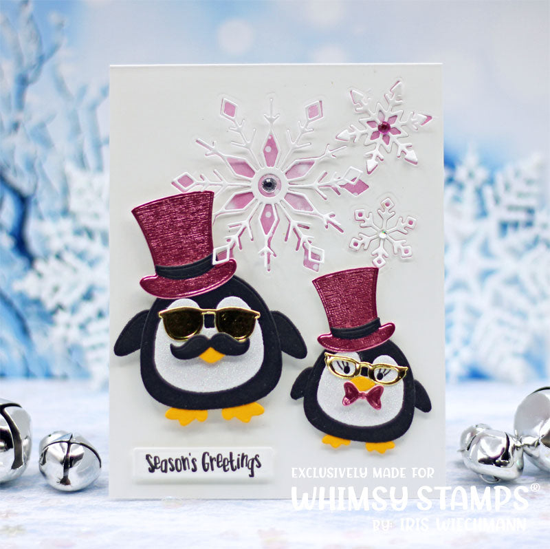 **NEW Penguin Pals Pizzazz Die Set - Whimsy Stamps