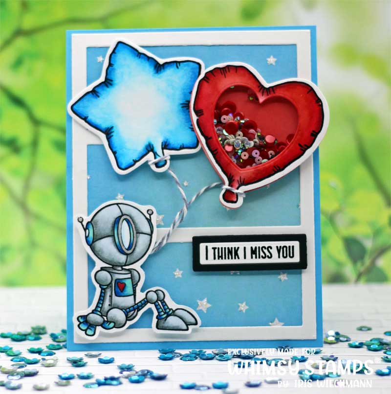 **NEW Robots Clear Stamps - Whimsy Stamps