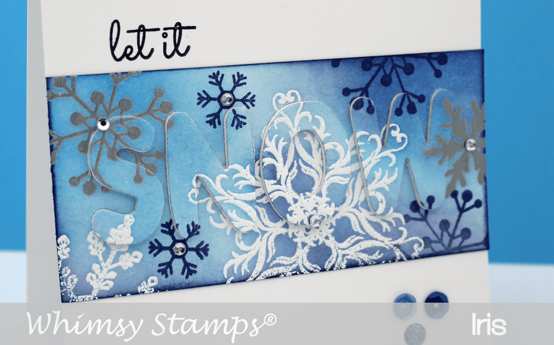 Snow Flurry Clear Stamps - Whimsy Stamps