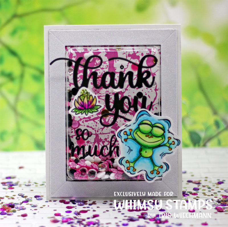 **NEW Toadally Awesome Clear Stamps - Whimsy Stamps